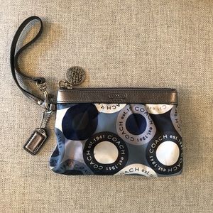 Small Coach wristlet, gently used